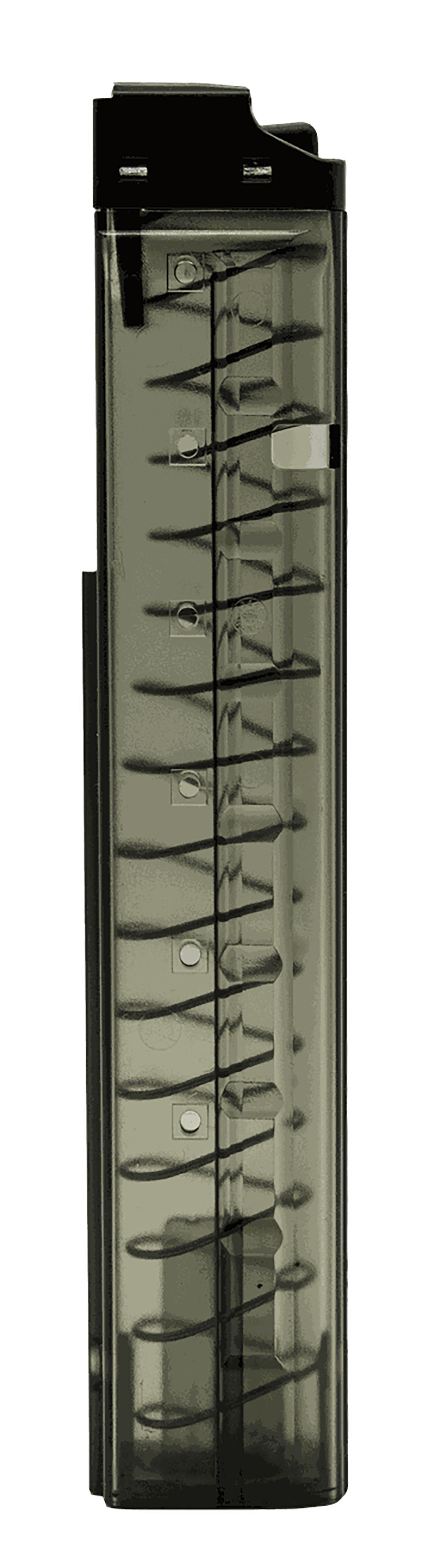 KCI USA KCIMZ050 APC9 30rd 9mm Luger Smoke Polycarbonate Magazine for B&T APC9/GHM9/TP9