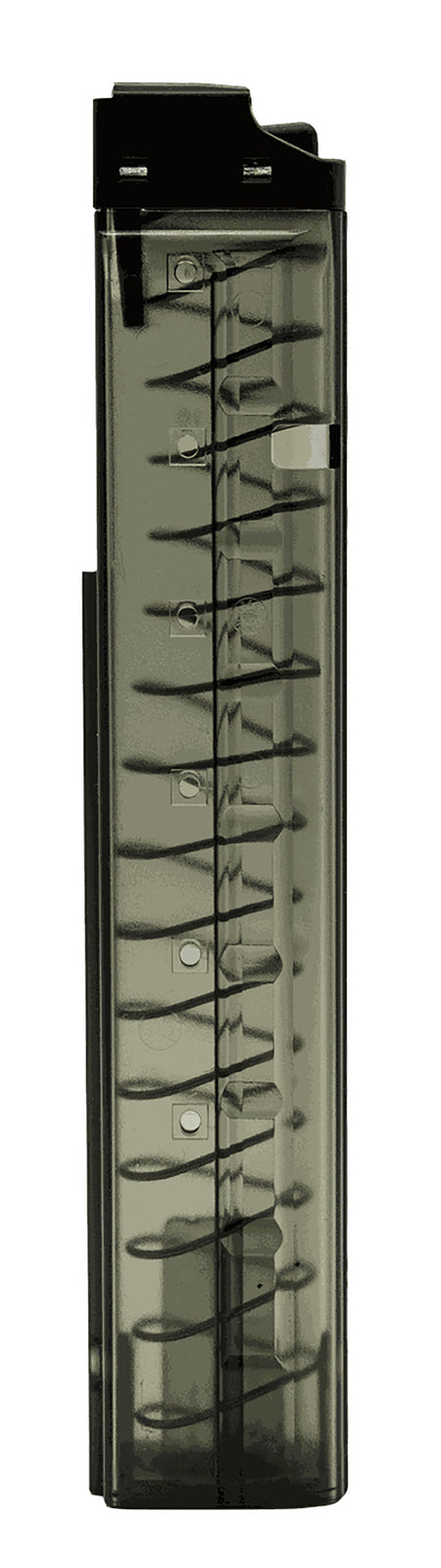 KCI USA KCIMZ050 APC9 30rd 9mm Luger Smoke Polycarbonate Magazine for B&T APC9/GHM9/TP9
