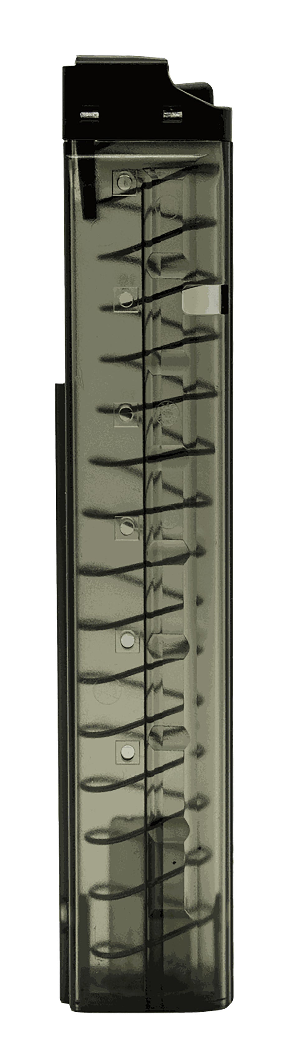 KCI USA KCIMZ050 APC9 30rd 9mm Luger Smoke Polycarbonate Magazine for B&T APC9/GHM9/TP9