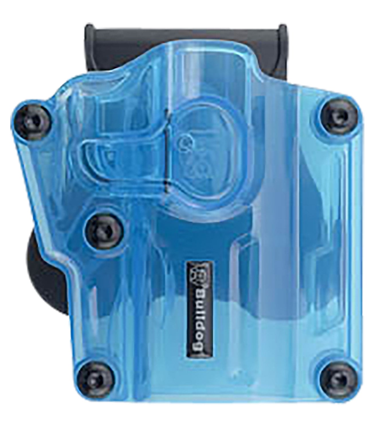 Bulldog MX005 Max Multi Fit OWB Transparent Blue Polymer Paddle Holster