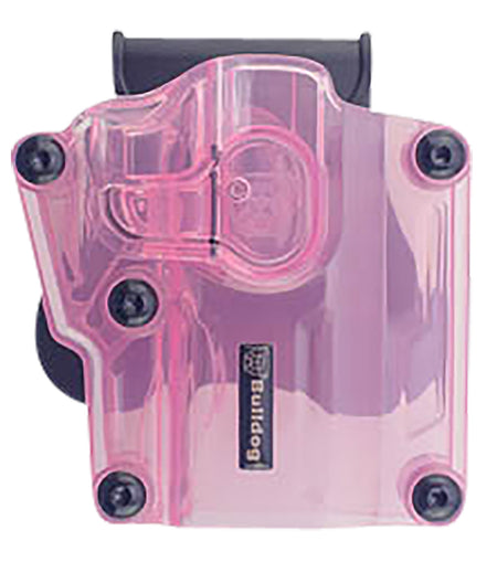 Bulldog MX006 Max Multi Fit OWB Transparent Pink Polymer Paddle Holster