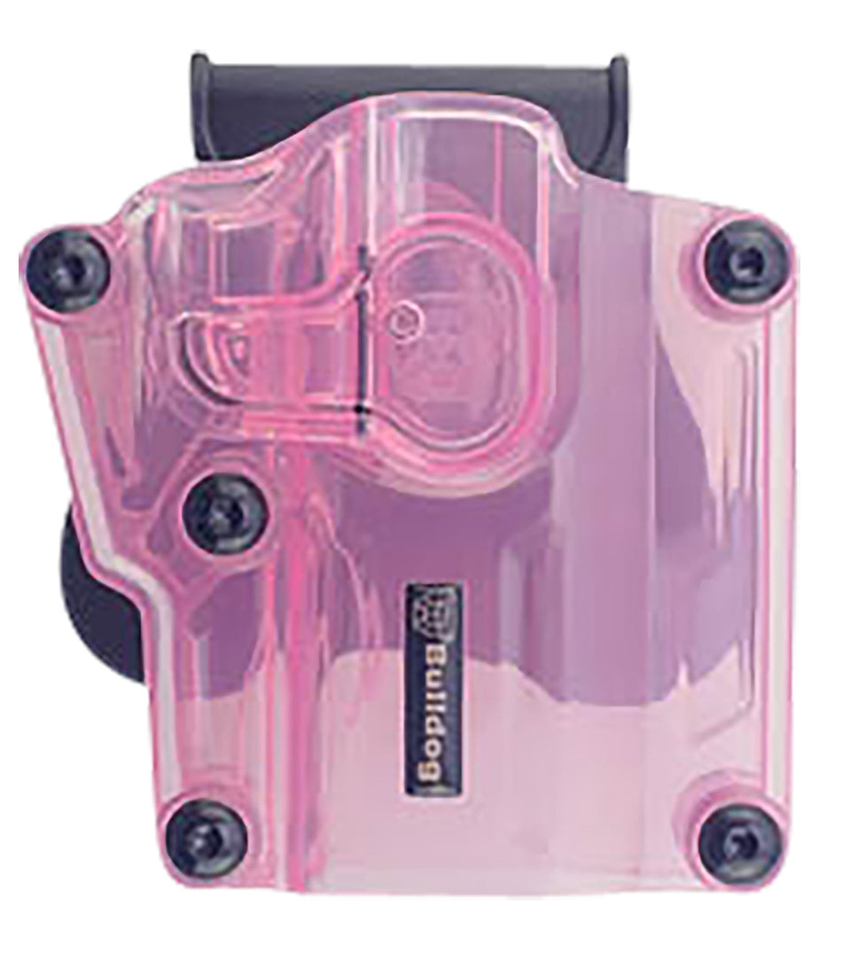 Bulldog MX006 Max Multi Fit OWB Transparent Pink Polymer Paddle Holster