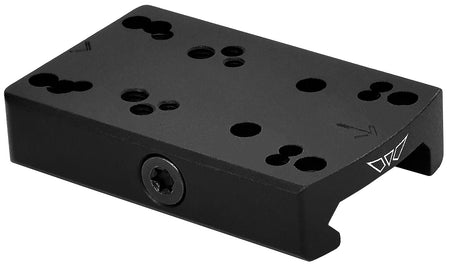 Warne 6109M Red Dot Reflex Mount Low Profile Black Anodized - Fits Shield RMS/Trijicon RMR/Leupold Delta Point