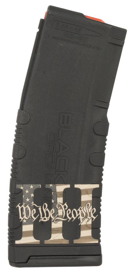 Black Rain Ordnance MAG303PERCENT 30-Round 223 Rem/5.56 NATO AR-15 Magazine We The People Engraving