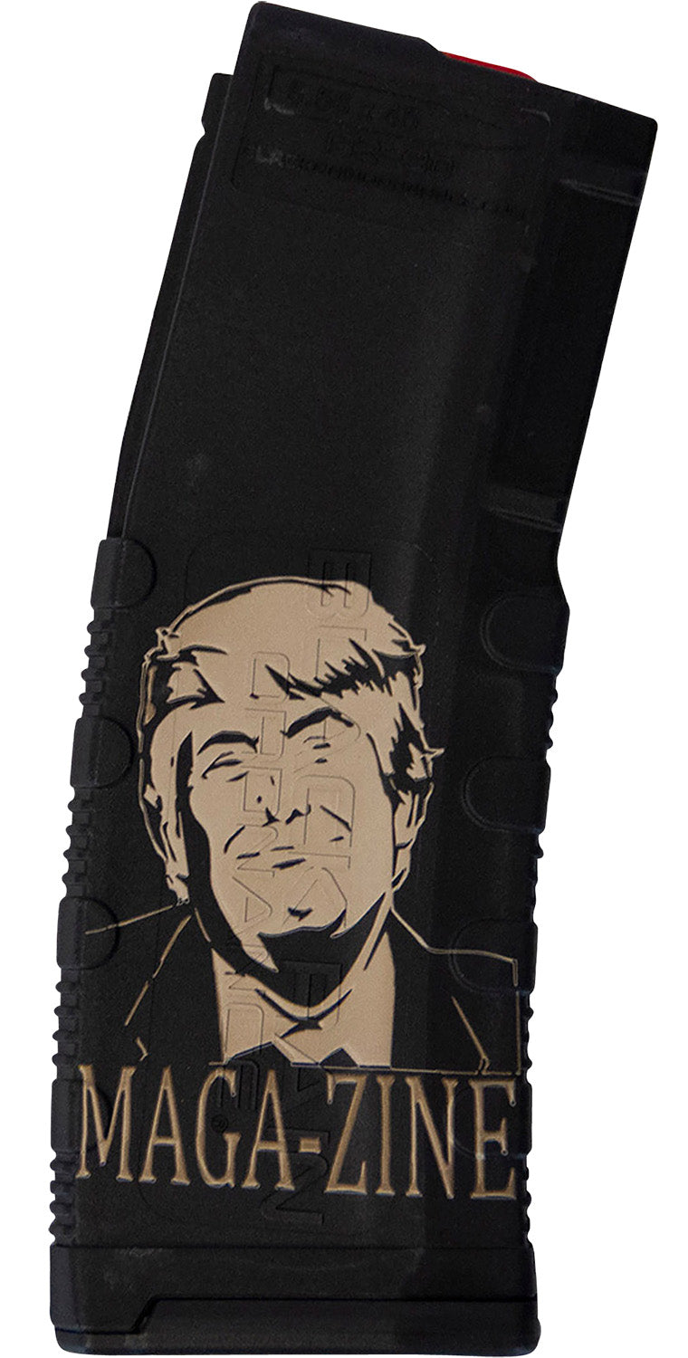 Black Rain Ordnance 30rd .223 Rem/5.56 NATO Trump MAGA-ZINE Engraving AR-15 Magazine Black Polymer