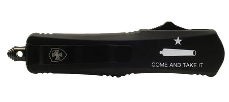 Templar Knife LCATII531 Gen II Come And Take It Small OTF Tanto 2.69" Part Serrated 440C SS Blade, Cannon Aluminum Handle