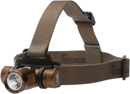 Browning 3713345 Blackout Elite Headlamp Burnt Bronze 860 Lumens White/Green LED Dual Fuel