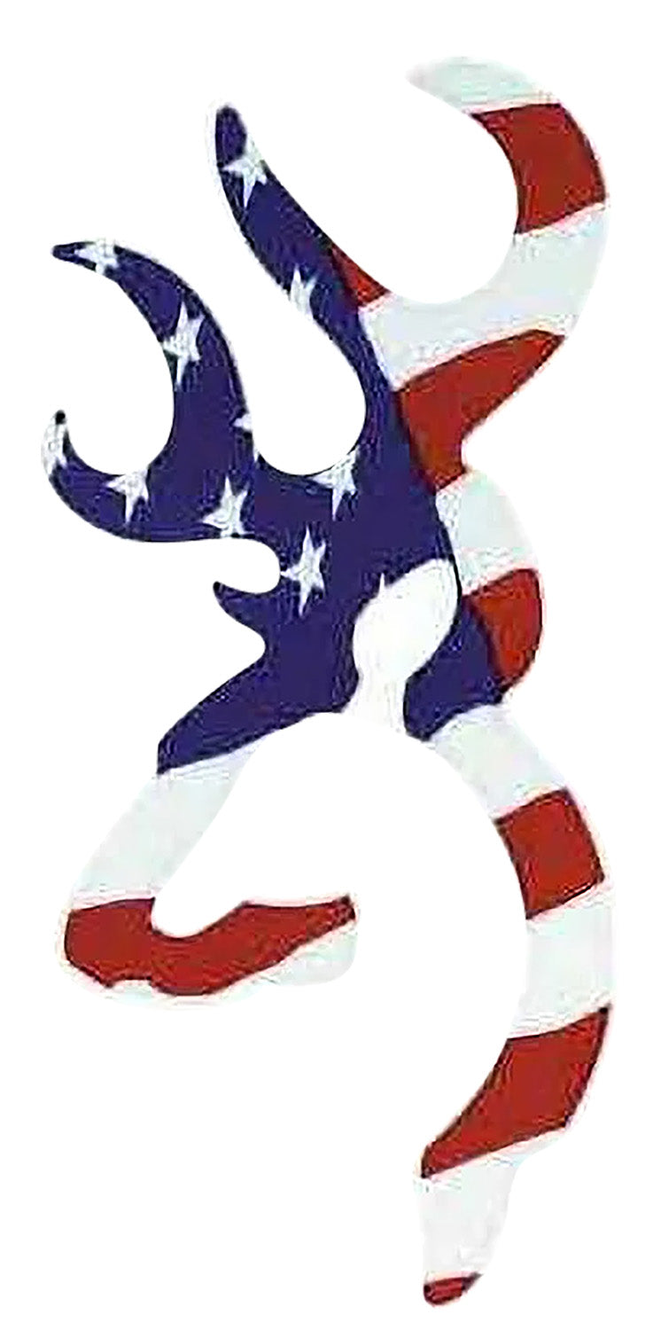 Browning 3922003116 Buckmark Logo Decal Red/White/Blue UV-Resistant Vinyl 6"