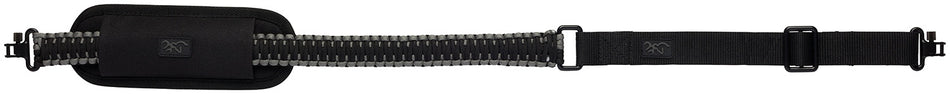 Browning Paracord Black 550 Adjustable Sling with Shoulder Pad and Metal Swivels