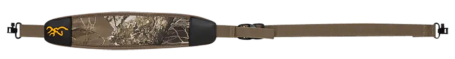 Browning 12201460 Big Game Realtree Edge Neoprene Rifle Sling 25"-50" with Rubber Shoulder Pad