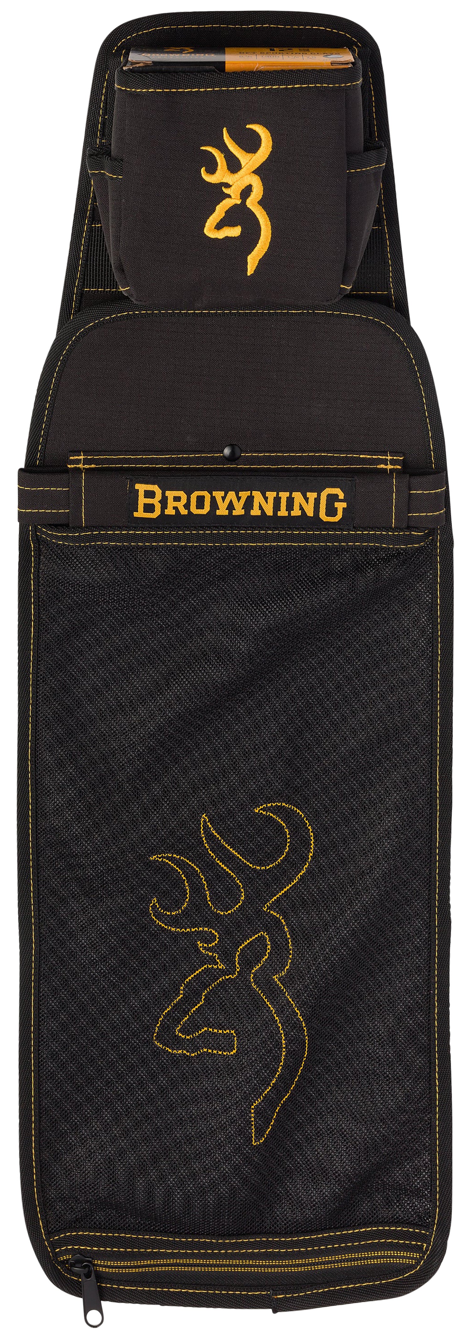 Browning 121095897 Shotshell Pouch Black/Gold Ripstop MOLLE Ambidextrous