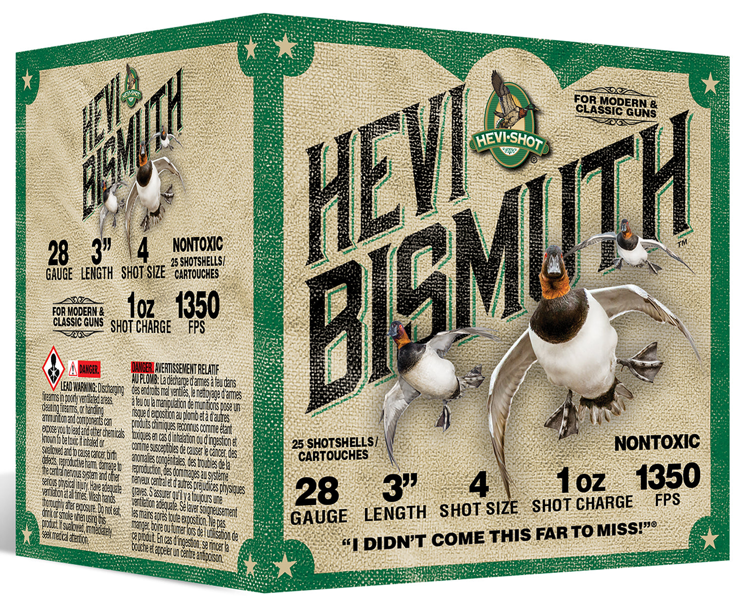 HEVI-Shot Hevi-Bismuth 28 Gauge 3 in / 3 in #4 1 oz