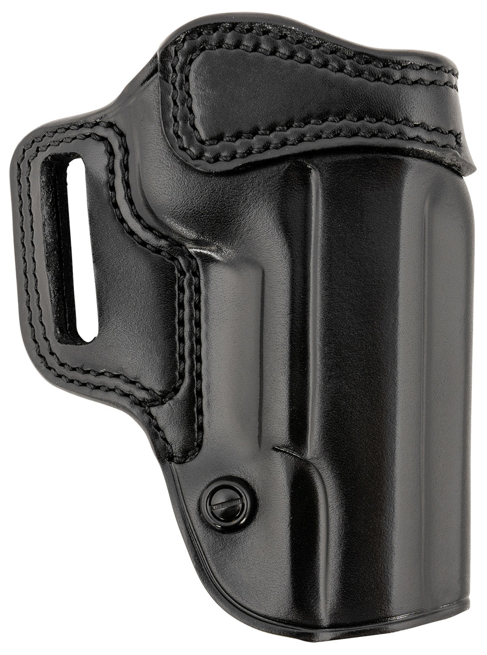 Galco Avenger OWB Holster Black Leather Belt Slide Fits 1911 5" Right Hand