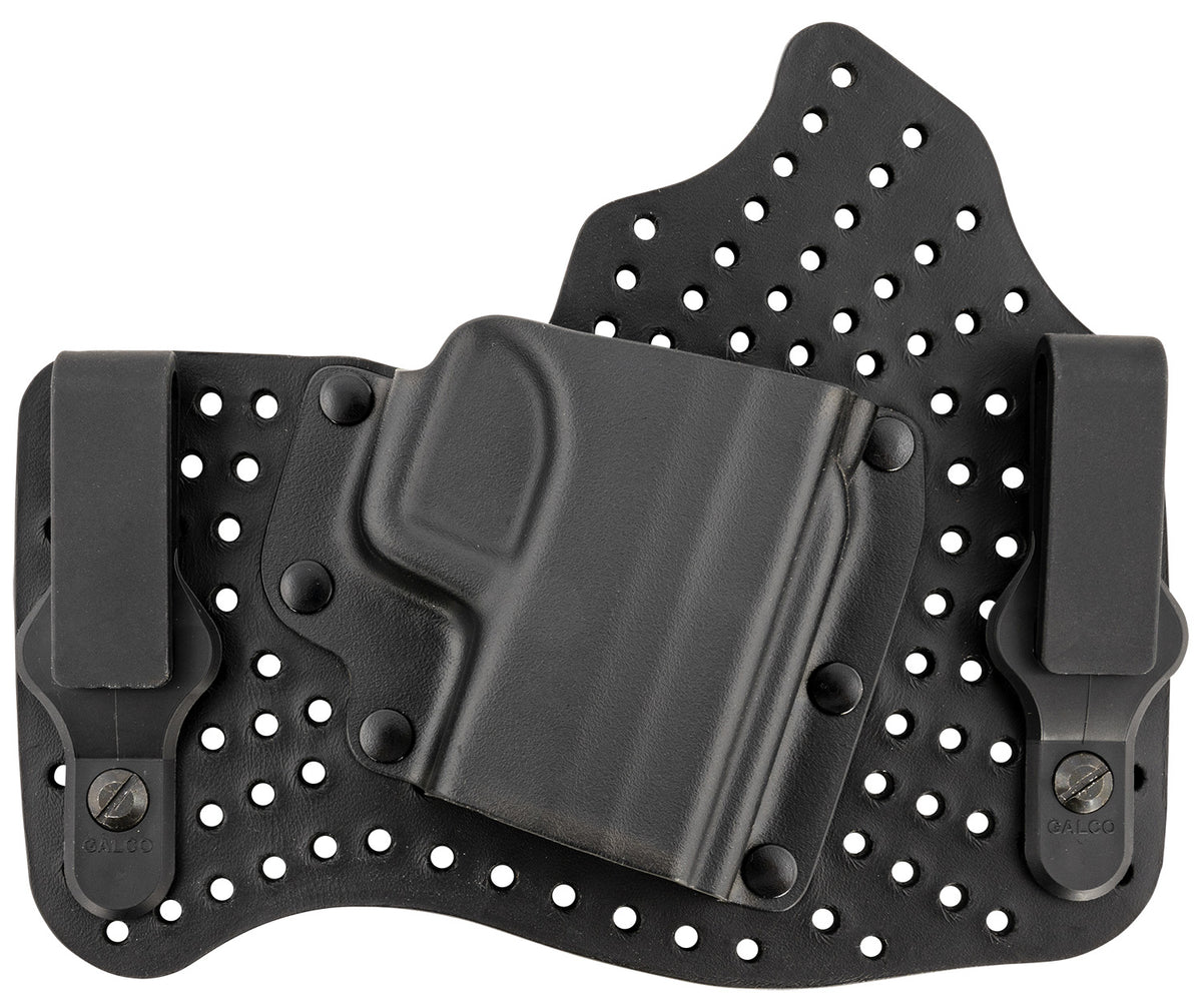 Galco KingTuk Air IWB Holster Black Kydex/Leather Fits Springfield XDS 3.30" UniClip Right Hand