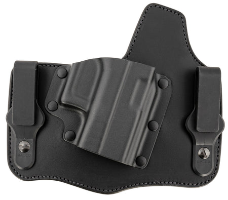 Galco KingTuk Deluxe IWB Holster Black Kydex/Leather Fits Glock 43 UniClip Right Hand
