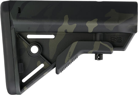 B5 Systems BRV1421 Bravo Black Multi-Cam Synthetic AR-Platform Stock Mil-Spec Extension