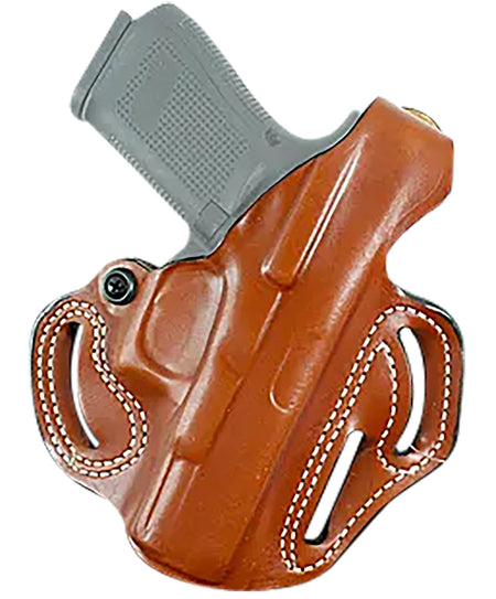 DeSantis Gunhide Thumb Break Scabbard OWB Tan Leather Belt Slide Holster for Springfield Echelon Right Hand
