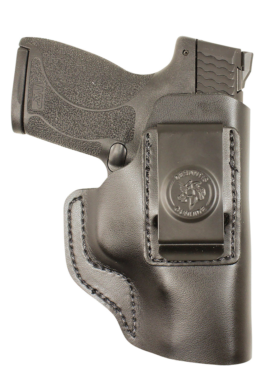 DeSantis Gunhide 031BA8JZ0 Insider IWB Black Leather Holster Belt Clip Fits Sig P365 Right Hand