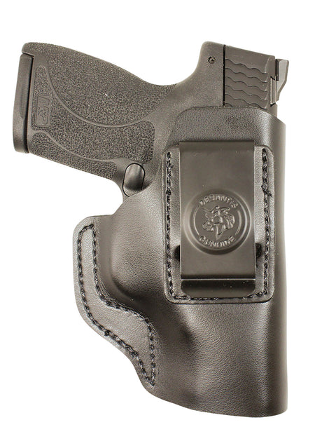 DeSantis Gunhide 031BA8JZ0 Insider IWB Black Leather Holster Belt Clip Fits Sig P365 Right Hand
