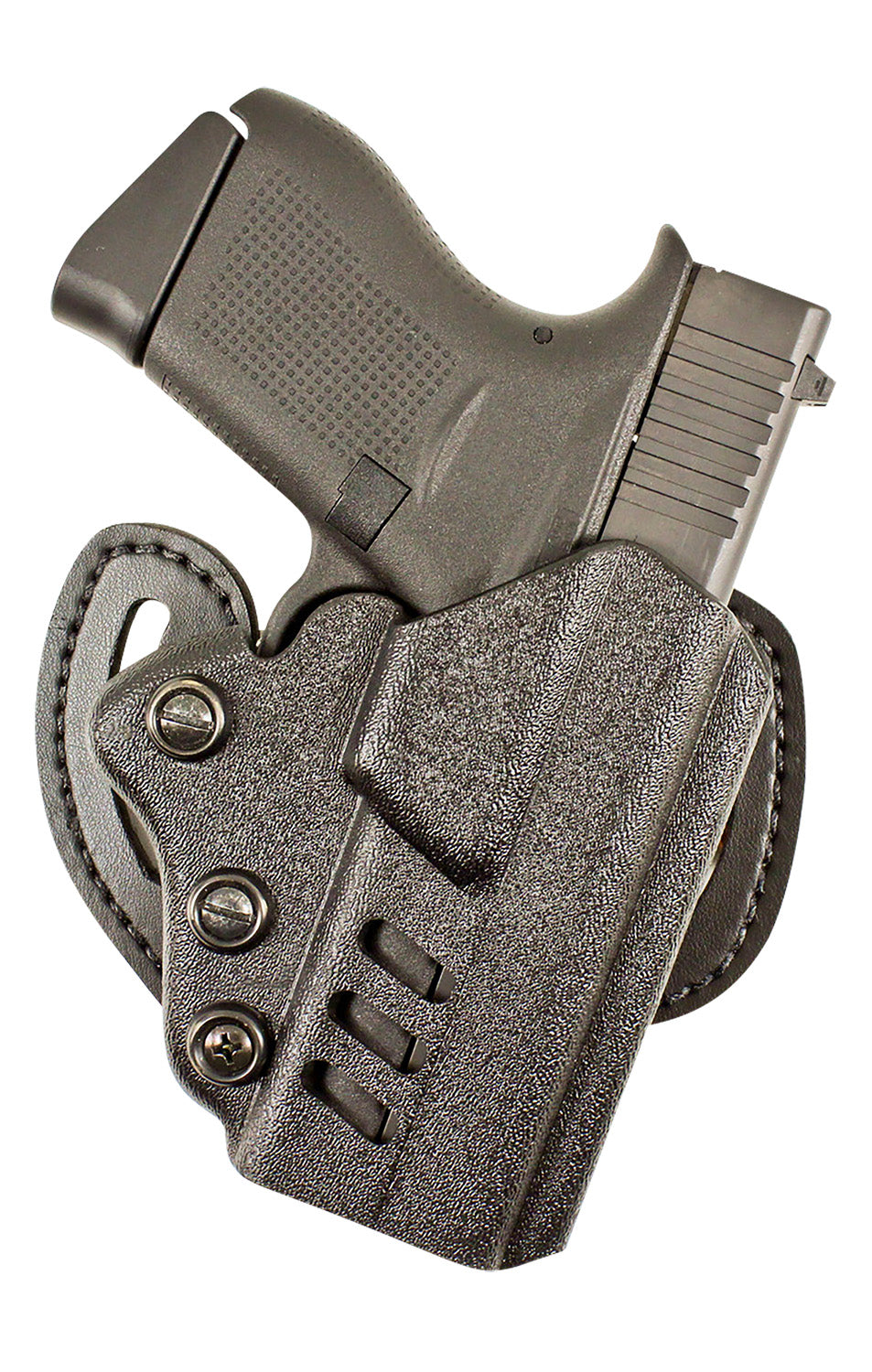 DeSantis Gunhide 042KAB2Z0 Facilitator OWB Black Kydex Holster Belt Slide Fits Glock 17/22/31/47 Right Hand