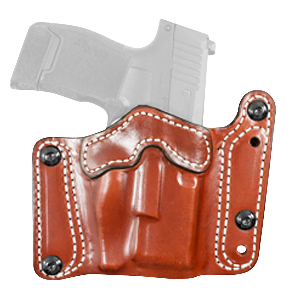 DeSantis Gunhide 194TJ1LZ0 Variable 194 OWB Tan Leather Holster Fits Glock 19/19X/23/32/45 Ambidextrous