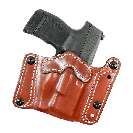DeSantis Gunhide 194TJ8HZ0 Variable 194 OWB Tan Leather Holster Fits Sig P320C/P250C Ambidextrous