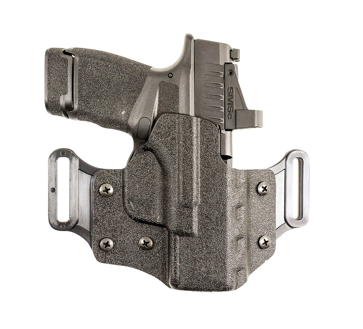 DeSantis Gunhide 195KA0XZ0 Veiled Partner OWB Black Kydex Holster Fits Springfield Echelon Right Hand