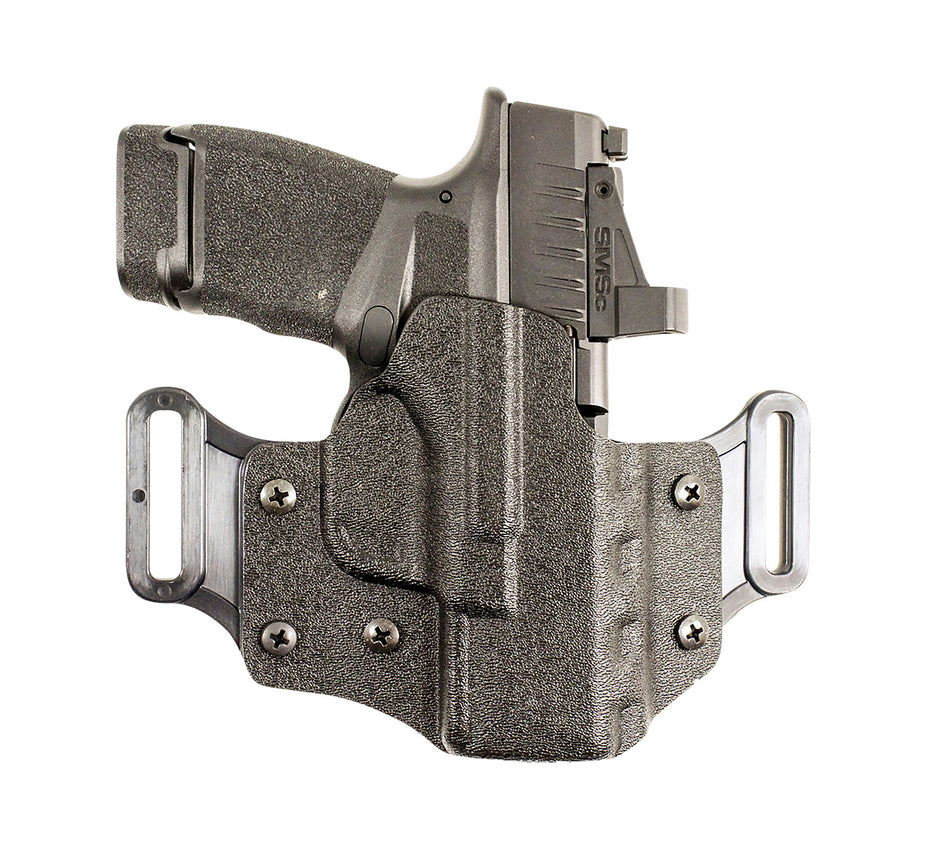 DeSantis Gunhide 195KA0XZ0 Veiled Partner OWB Black Kydex Holster Fits Springfield Echelon Right Hand