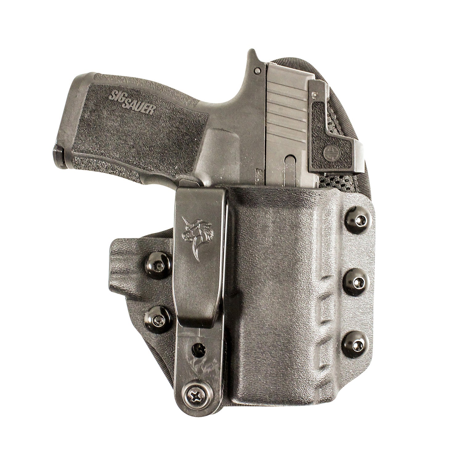 DeSantis Gunhide 206KA6VZ0 Uni-Tuk IWB Black Kydex Holster Belt Clip Fits Glock 19/19X/19 Gen5/23/32/45 Right Hand