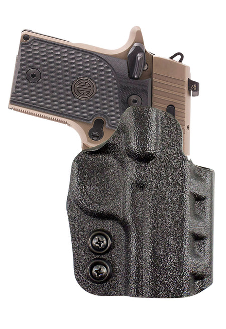 DeSantis Gunhide D94KA7QZ0 Cazzuto OWB Black Kydex Paddle Holster Fits Ruger 57 Right Hand