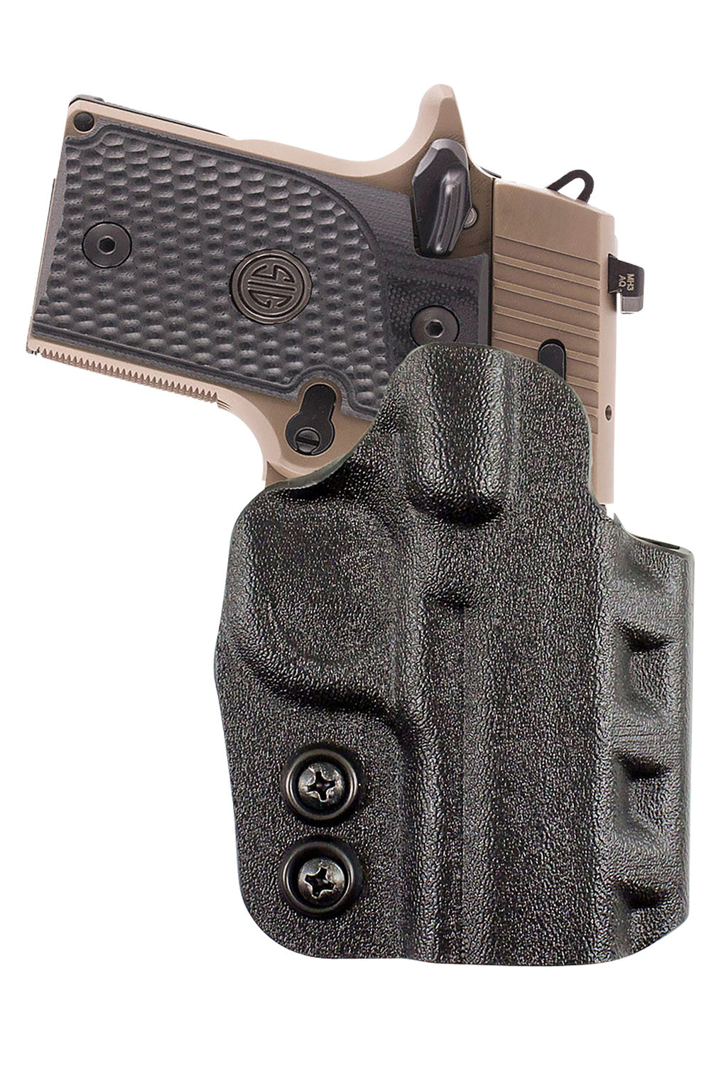 DeSantis Gunhide D94KA8JZ0 Cazzuto OWB Black Kydex Paddle Holster Fits Sig P365/XL/SAS Right Hand