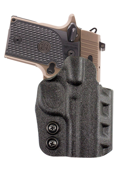 DeSantis Gunhide D94KA8JZ0 Cazzuto OWB Black Kydex Paddle Holster Fits Sig P365/XL/SAS Right Hand