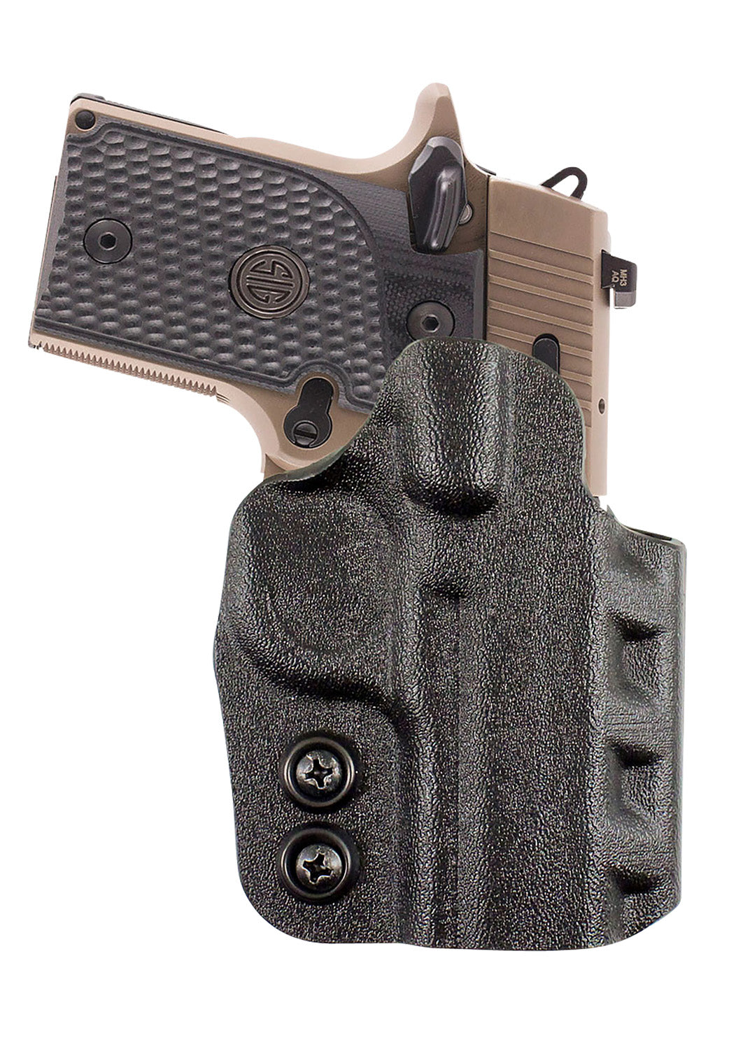 DeSantis Cazzuto OWB Black Kydex Paddle Holster Glock 17/17 Gen 5/22/31 Right Hand