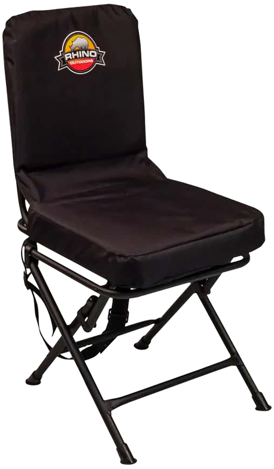 Rhino Blinds RC2281 Padded Swivel Hunting Chair 360 Degree Swivel Black 600D Polyester