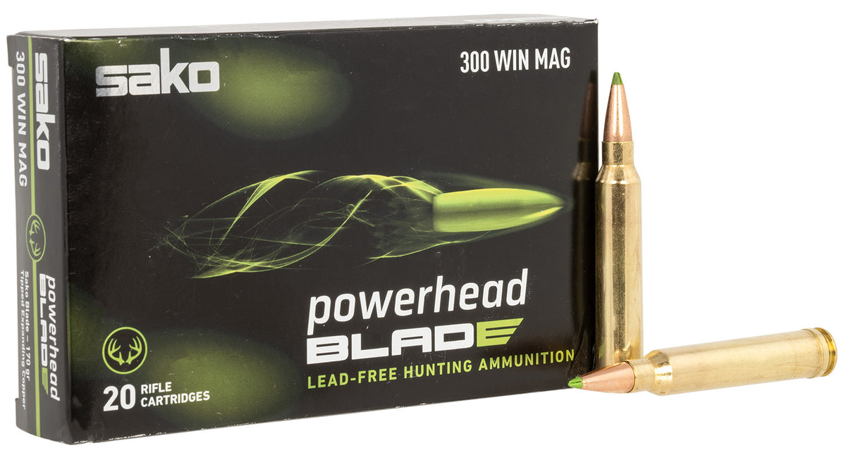 Sako PowerHead Blade .300 Winchester Mag 170 gr PolyTip ammo