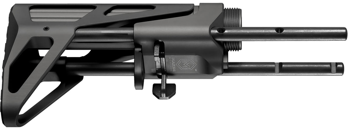 Maxim Defense MXM47617 CQB Gen 7 AR-15 Stock with Buffer & Tube, 4-Position, Black Anodized Aluminum