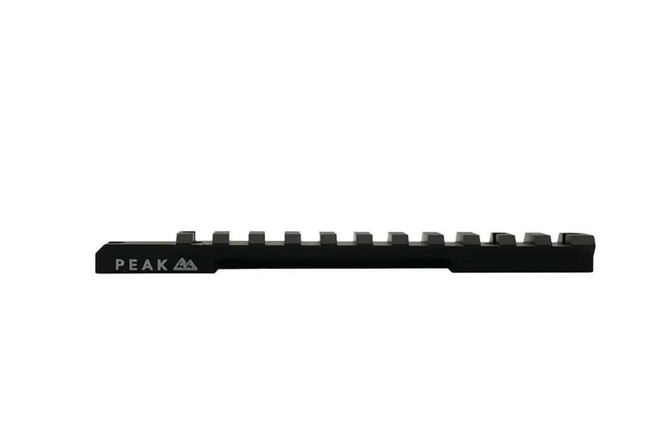 Weatherby J010003 PEAK 44 Picatinny Rail Matte Black Aluminum for Weatherby Model 307 Long Action 20 MOA