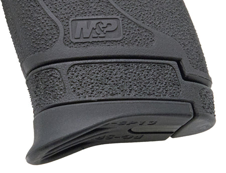 Pearce Grip PGSP13 Magazine Grip Extension for S&W Equalizer & M&P Shield Plus 13/15rd Mags – Black Textured Polymer