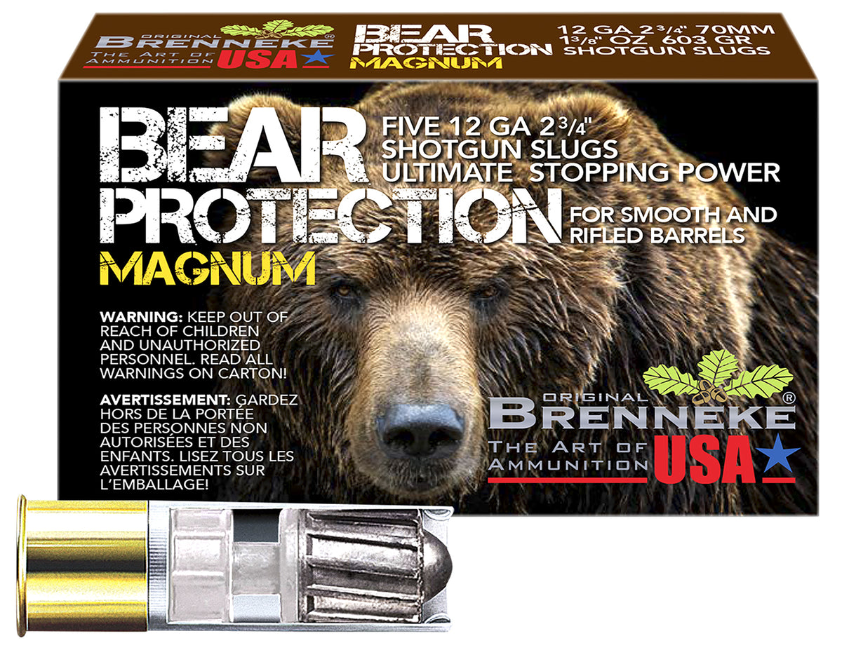 Brenneke Bear Protection Magnum 12 Gauge 2.75 in / 2.75 in Slug 1-3/8 oz