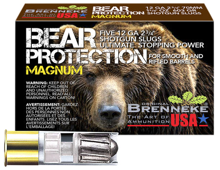 Brenneke Bear Protection Magnum 12 Gauge 2.75 in / 2.75 in Slug 1-3/8 oz