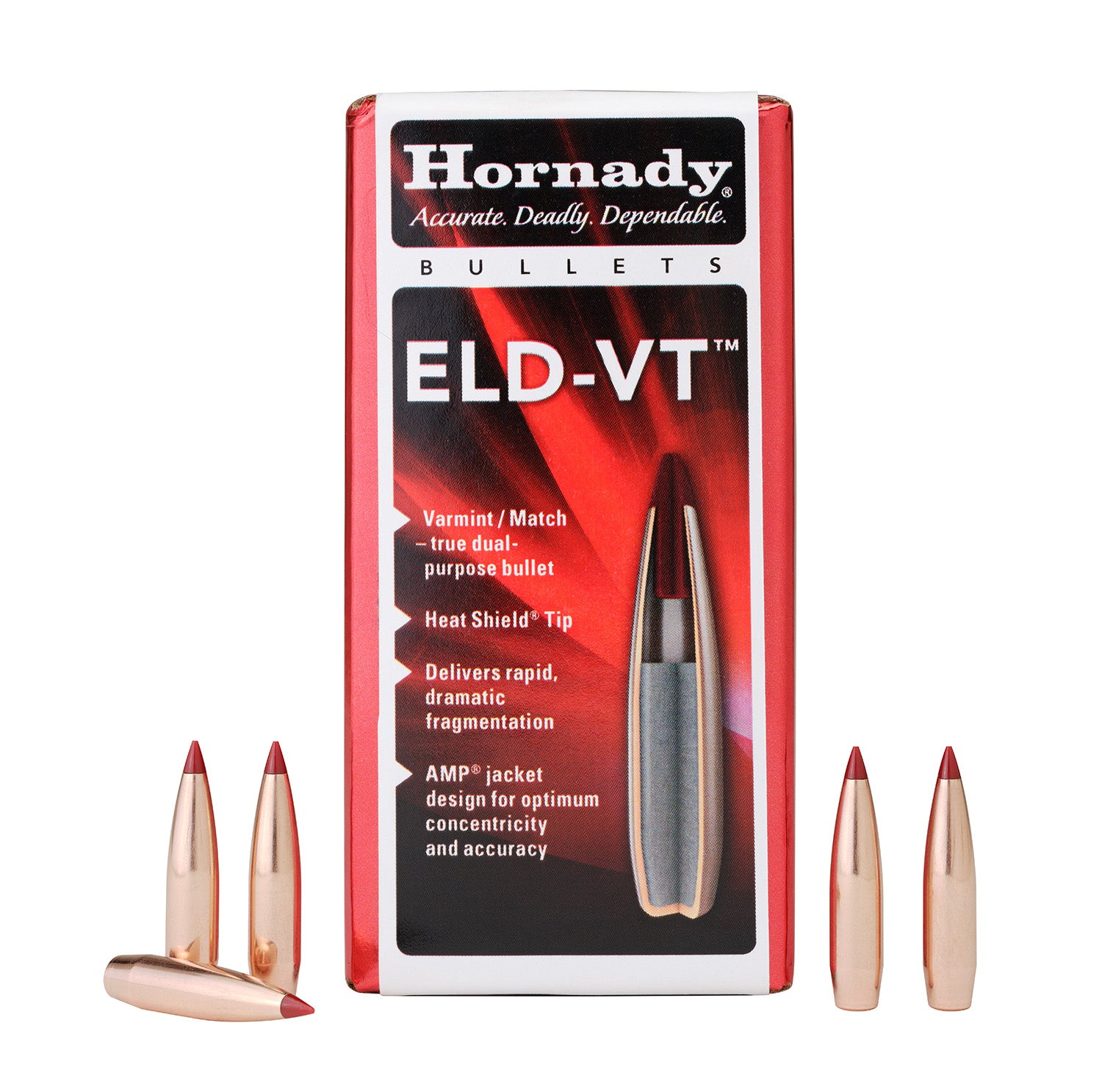 Hornady ELD-V .243 80gr Extremely Low Drag Varmint Reloading Bullets 100/Box