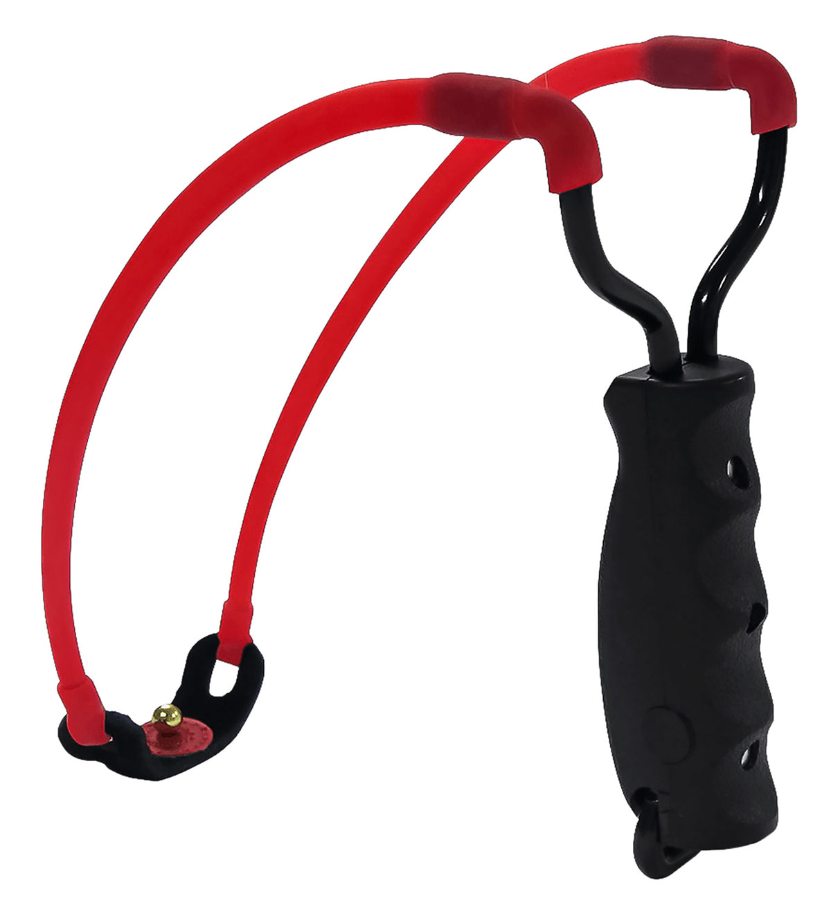 Marksman 3030 Traditional Slingshot Red Hyper-Velocity Band Molded Handle