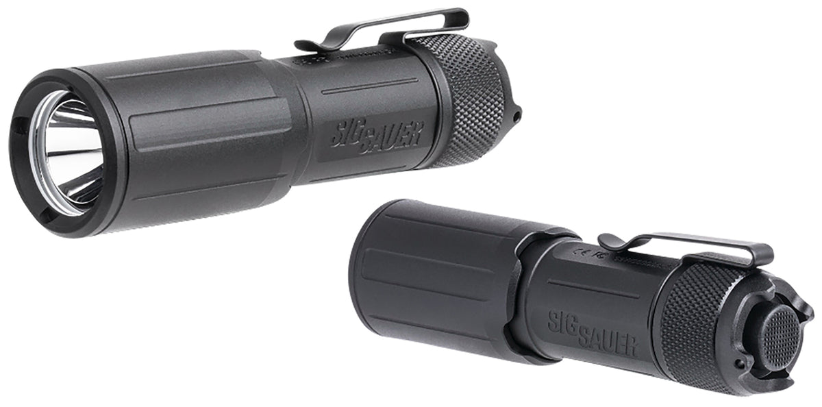 Sig Sauer SOFEC001 Foxtrot-EDC Compact Handheld Flashlight Black Anodized 1350 Lumens White LED