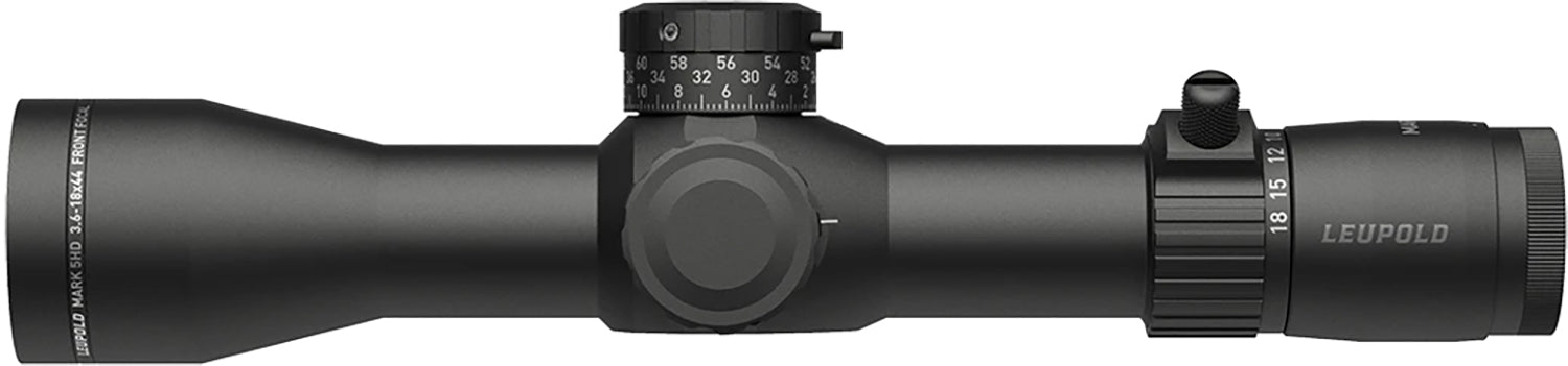 Leupold 182944 Mark 5HD Matte Black 3.6-18x44mm 35mm Tube FFP PR2 MOA Reticle Riflescope