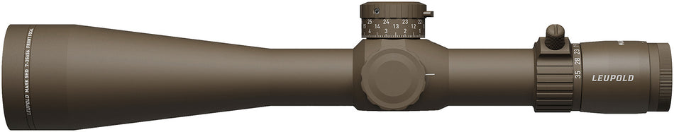 Leupold 185073 Mark 5HD Flat Dark Earth 7-35x56mm 35mm Tube FFP PR2 MIL Reticle Riflescope