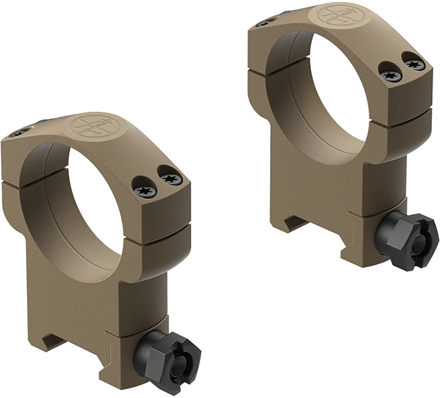 Leupold 185238 Mark 4 Scope Ring Mount Flat Dark Earth 35mm Super High Picatinny
