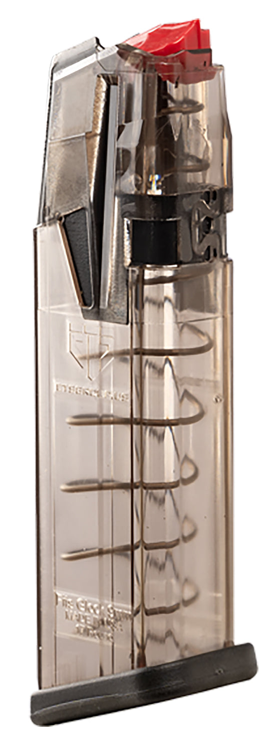 ETS Group OMGGLK17 Omega 17rd Flush 9mm Luger Pistol Magazine Fits Glock 17/19 Clear Polymer