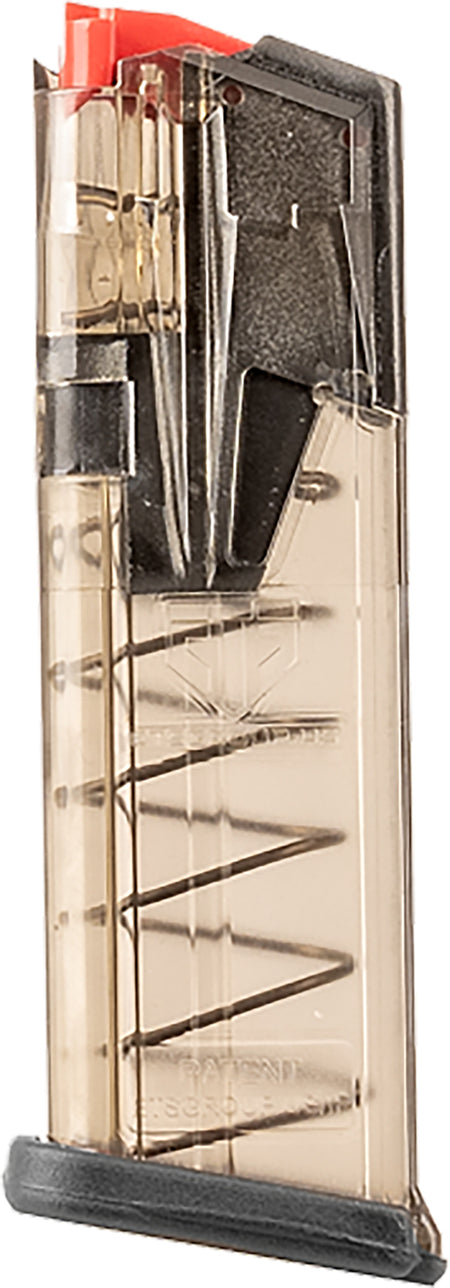 ETS Group OMGGLK19 Omega 15rd 9mm Pistol Magazine Compatible with Glock 19 Gen1-5 Translucent Smoke