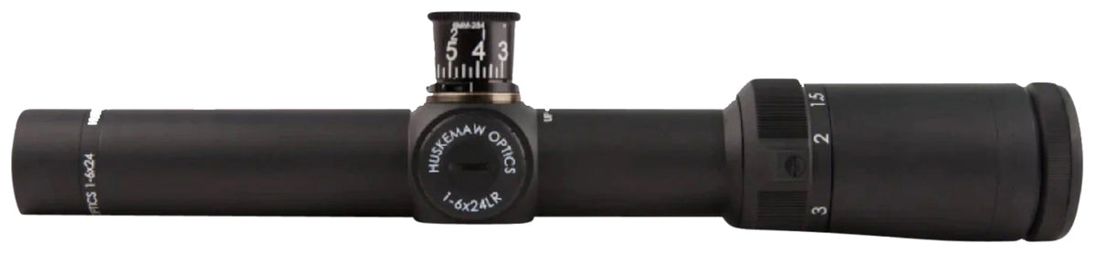Huskemaw Optics Tactical Hunter Riflescope Black 1-6x24mm 30mm Tube Illuminated HuntSmart Reticle