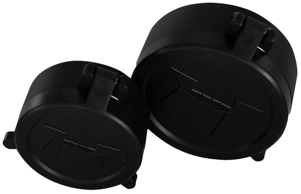 Huskemaw Optics 20SFC416 Blue Diamond Flip-Up Lens Caps 42mm Objective Black Rubber